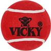 Vicky Maroon, palla da tennis/cricket | Colore: rosso | Taglia: taglia unica | Materiale: gomma | per unisex | confezione da 6 | design pesante multiuso | gomma durevole