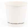 Biovely - [200ml/7oz - 50 pezzi] Bicchieri BIANCHI biodegradabili compostabili ecologici in cartoncino - usa e getta, resistenti e riciclabili, ideali per feste, catering, eventi