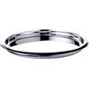 EDZARD Vassoio Orlando (diametro 35 cm) rotondo, in acciaio inox lucidato a specchio, vassoio decorativo (fatto a mano, possono verificarsi piccole irregolarità dovute alla fabbricazione)