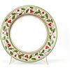 Ceramiche Azzaro & Romano Caltagirone CEAR ceramiche - Piatto con falda Ø cm 32 in ceramica siciliana di Caltagirone con decoro natalizio
