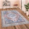 Paco Home Tappeto Salotto Moderno Soggiorno Tessuto Liscio Vintage Motivo Persiano Motivo Ornamenti Bordura Lavabile, Dimensione:140x200 cm, Colore:Multicolore