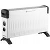 KASPAR Convettore Riscaldamento Radiatore Radiatore Con Termostato E 3 Livelli di Calore 750 1250 2000 W Riscaldamento Elettrico Riscaldamento Bianco