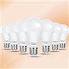 Great Jacob Lampadine LED A60 E27 10W=131W,Luce calda 3000K,2100 lumen,A60 LED Lampadina Non dimmerabile,Pacco da 7