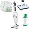 DG Service VORWERK FOLLETTO VK220s ORIGINALE Rigenerato Come Nuovo - Aspirapolvere Scopa Elettrica Con Filo con HD65, Filtro, 6 Sacchetti, 6 Profumini (Dotazione Completa + SP600 + Detergente)