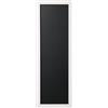 Bi-Office Lavagna Essentials, 30 x 90 cm, Superficie Non Magnetica, Cornice In MDF Bianco
