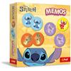 Trefl - Memos Lilo&Stitch - Gioco di memoria per i più piccoli, ricerca delle coppie di immagini, Memory con i personaggi del cartone animato, per bambini dai 3 anni in su