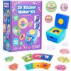 Educational Insights Learning Resources Kit creatore di Adesivi 3D, Set Creativo per Bambini, Macchina per Sticker Fai da Te, Adesivi gonfiabili, attività dai 4 Anni