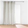Douceur d'Intérieur, Tenda con occhielli (140 x 240 cm) Maho Salvia, Policotone con stampa metallizzata