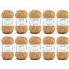 Gründl Lana Baby Cotton - Lana per Bambini per Maglia e Uncinetto - Resistente e Facile da Lavare - 50% Cotone, 50% Poliacrilico - 10 Gomitoli da 50g/140m - Ferri 3,5-4,5 -mais