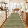 WAWFONG Lungo Tappeto da Cucina Antiscivolo e Lavabile Tappeto Passatoia per Corridoio Verde Tappetino Passatoia Largo Tappeti Runner 60 x 350 cm Tappeto Ingresso per Entrata Corridoio