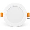 A2ZWORLD Faretto Led da Incasso CCT 18W 1800lm, D170X30mm, Foro 140mm, 3 Colori 3000K 4200K 6500K Angolo 120° IP20