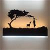 FYLARY Applique Montagna Lampada con Animali da Muro Lampada Parete Interno Vintage Lampada Cervo da Parete, 12W (Cervo B)