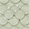 Poemluve 50 Pezzi Adesivi con Sigillo di Cera Sigillo Ceralacca Adesivo Cuore Vintage, Decorazione per Lettera, Busta, Inviti Di Matrimonio, Biglietti, Confezioni Regalo, Scrapbooking (Avorio)