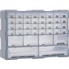 vidaXL Mobile Contenitore con 40 Cassetti Organizer Portaminuterie Cassettiera Scaffale Organizer Scatole Multiuso Box Officina Scomparti