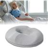OXFUZZ Cuscino Antidecubito per Anziani, Ciambella Cuscino Sedia Memory Foam, Anello della Sede del Coccige, Cuscino per Seduta Ortopedico per Casa, Auto, Ufficio H