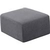 AQIGR Copri Pouf Elasticizzato 45 x 45/60x60/80x80/90x90 Copertura Dell'Ottomano Rimovibile Fodera per poggiapiedi Copri Pedaliera per Soggiorno (Color : #3, Size : XL)