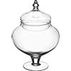 SWEET HOME Potiche scatola porta confetti dolci in vetro cod.2510101 cm 26h diam.12 by Varotto & Co.