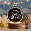 BBGDP Lampada A Sfera Di Cristallo A Ultrasuoni Personalizzata: Regalo Ricordo Personalizzato For Ecografia Del Bambino, Rivelazione Della Gravidanza, Regalo For Baby Shower, Luce Notturna
