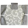 SalGiu Copriforno Cucina in Cotone Varie Fantasie Imbottito Chiusura a Strappo Shabby Chic 50x35cm (Ghirigori (Grigio))