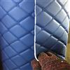 ZHJBD Tessuto di Pelle Finta Tappezzeria Divano Trapuntato Nero Tessuto in Similpelle per Mobili in Ecopelle per Cuscini Auto (Color: Blu)