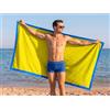 o-day Telo Mare Microfibra 90x180cm con Bordino a Contrasto Asciugamano Mare Leggero Asciugatura Rapida Antisabbia Salvaspazio Telo Spiaggia Uomo Donna Ideale per Mare Piscina Viaggio