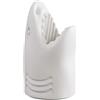 MMOU Portaombrelli Supporto per Bastone da Passeggio Design Moderno E Semplice personalità Unica A Forma di Squalo Decorazione Creativa Secchio per Ombrelli (Color : White)