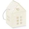 Subito disponibile 20 Pezzi Harmony Bianco Casa Casetta portaconfetti 10x10x10 cm