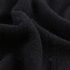 Wambere Tessuto in cotone e lino, 100 cm x 130 cm, tessuto sottile di lino, tessuto al metro, tessuto decorativo per fai da te, decorazione da tavolo, colore nero