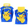 CARTOON Poncho Mare Bambini Pokémon Pikachu con Cappuccio Accappatoio Microfibra 110x55 cm Asciugatura Rapida 240 GSM Ideale Piscina e Spiaggia Design Poké Ball
