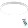 Oraymin Plafoniera LED con rilevatore di movimento radar 18W 1800LM, plafoniera LED con telecomando, IP54 4000K lampada con rilevatore di movimento per interni per scale cantina garage carport