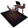 Cevgubn Tappeto per Sedia Gaming Tappeto Ufficio Salvapavimento Antiscivolo Tappeto per Sedia con Ruote Tappetino per Pavimenti Duri 70 x 100 cm Tappetino per Sedia da Gaming per Parquet e Pavimenti Duri