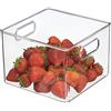 InterDesign iDesign Cabinet/Kitchen Binz Contenitore cucina, Grande organizer cucina in plastica robusta, trasparente