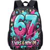 Generic Zaino Metallico Blu Lightning da 17 Pollici SIX 67 SEVEN, Borsa da Scuola Retrò Anni 80 Cromata per Ragazzi Adolescenti, Grande Rucksack, 09, L, Minimalista