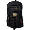 Emila Zaino nero uomo escursionismo 15 litri da viaggio moto mare zainetto in tela canvas sportivo jeans vintage città università per sport x gita grande capiente tessuto leggero montagna Nero