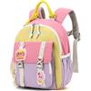 PROTAURI Zainetto Asilo Bambina 2-5 Anni 9.6L Gelato 3D, Rosa | cinturino pettorale riflettente impermeabile leggero traspirante ergonomico Gelato 3D