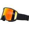 OUT OF FLAT BLACK RED MCI Maschera Sci / Snowboard Unisex