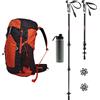 MCKINLEY EDDA VT 38 VARIO + ROCK EXPERIENCE TREKKING POLE EVO 2.0 + HIGHLANDER GLUG 660 KIT SANTIAGO 300