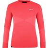 SALEWA ZEBRU MED WARM AMR K L/S TEE T-shirt Trekking Bambini