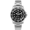 NC San Martin Diver Ghost Orologio di lusso da uomo in cristallo di zaffiro Orologi meccanici automatici con lunetta in ceramica 20Bar quadrante luminoso con datario (black)