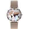 Woodstock Zambon Orologio Donna Elegante - Quadrante in Vera Madreperla - Acciaio 316L Oro Rosa - 5ATM Impermeabile - Design Raffinato e Regolabile - Regalo di Lusso