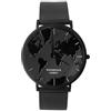 Woodstock Zambon® Orologio Unisex Black Hole Impermeabile - Design Minimalista con Quadrante Nero, Cassa in Acciaio Inossidabile Cinturino Regolabile (36mm)