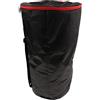 Almencla Supporto per Tamburo a Mano con Organizzatore per Custodia per Tamburo Djembe in Tessuto Imbottito - Nero, 12 pollici