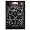 Meshuggah Plectrum Pack Musical Deviance Band Logo Ufficiale 5 Pack Guitar Picks Size One Size