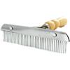 Qingmei Spazzola per animali domestici, Dog Grooming pettine spazzola per capelli lunghi per rimuove Tangled nodi tappeti, fondo e capelli sciolti extra-large rastrello pettine Grooming