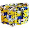 Woofpetshop® Collar Martingale, Collar per Cane Piccolo, Medio, Grande, Collare Cane Ideale per Galgo e Podenco (5cm - Taglia M (40~50cm), Minions)