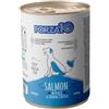Generico Forza 10 Umido Cane gusto SALMONE e riso, alimento completo di mantenimento per cani adulti di tutte le taglie e razze, for dogs, salmon | 6 scatolette da 400 grammi l'una.