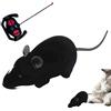 Generico Topo Gatto Telecomandato - Giocattolo Mouse Elettronico Floccato RC, Giocattoli Interattivi Realistici Per Animali RC, Giocattolo Da Gioco Per Gatti Alimentato A Batteria | Floccaggio Elettronico Per