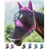 Harrison Howard CareMaster Pro Luminous Maschera anti-mosche per cavallo UV protezione pieno volto Viola (L; Full Size)