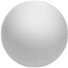 VALICLUD Palline Artigianali in da 50 Cm Palla in Bianco Palla Rotonda in Schiuma Liscia per Artigianato Artistico Fai da Te Ornamento di Natale Progetto