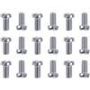 EEEBLBXNQ 100 Viti for Denti di Trasporto in Metallo Adatte for Macchine da Cucire industriali, Piastra for ago Piatto, Piedino for Brother, Pegasus e Singer